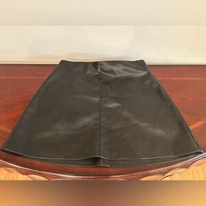 Dynamite Black Faux Leather Skirt